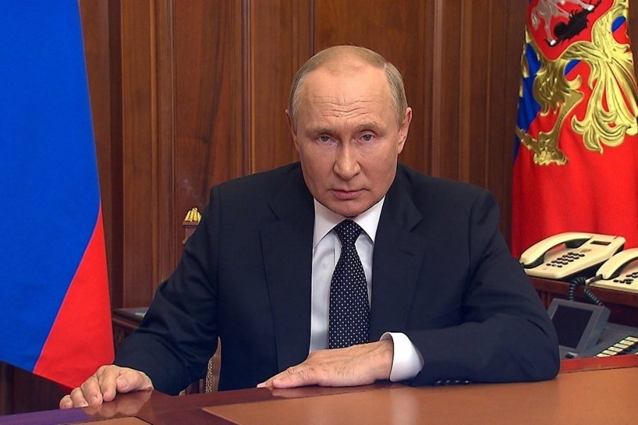 Путин в своем обращении объяснил необходимость частичной мобилизации в РФ