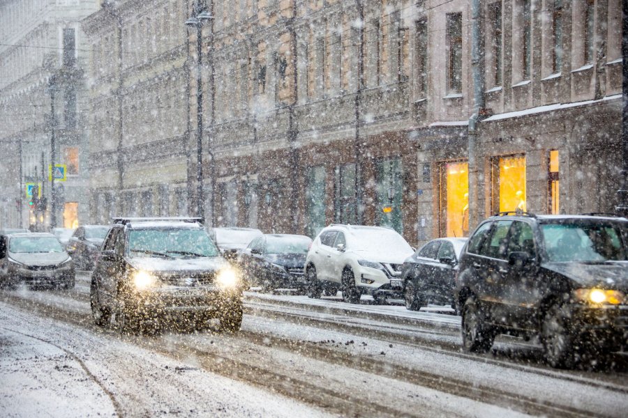 В Санкт-Петербурге по прогнозу метеорологов ожидаются небольшие снегопады